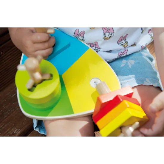 Wooden Rainbow Stacking Kit