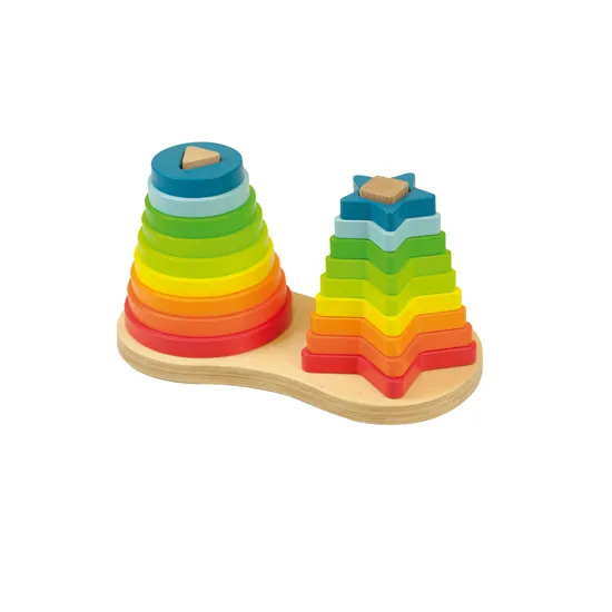 Rainbow Stackers 19 Pieces - Modern Teaching Aids NZ