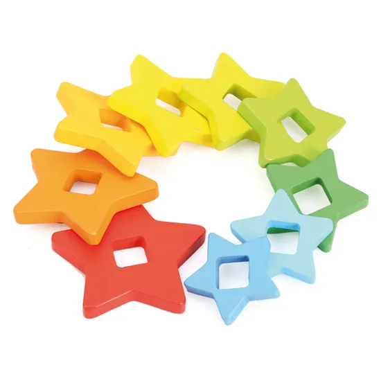 Rainbow Stackers 19 Pieces - Modern Teaching Aids NZ