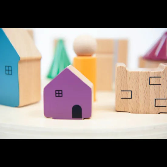 3D Puzzle Village Block Play Set - Modern Teaching Aids NZ