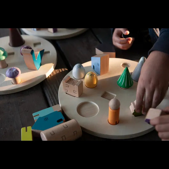 3D Puzzle Village Block Play Set - Modern Teaching Aids NZ