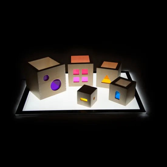 Translucent Stacking Cube 5 Pieces - Modern Teaching Aids NZ