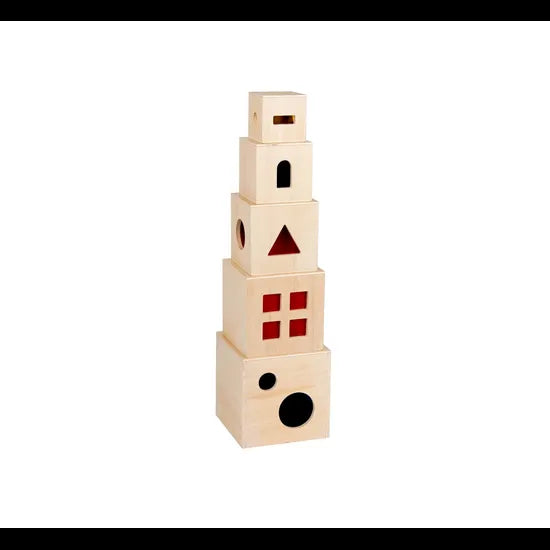 Translucent Stacking Cube 5 Pieces - Modern Teaching Aids NZ