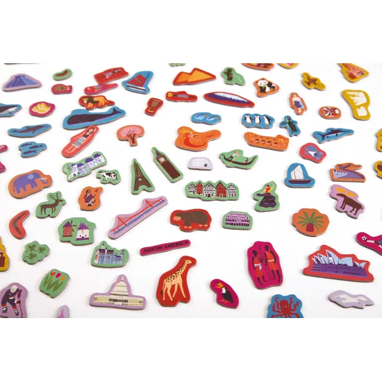 Hello World Magnetic Map - Modern Teaching Aids NZ