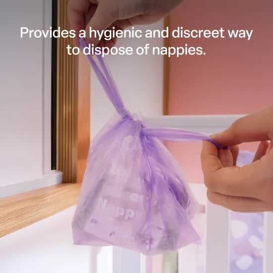 Avena Purple Scented Nappy Bags - Pack of 50 - Modern Teaching Aids NZ