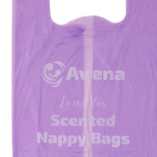 Avena Purple Scented Nappy Bags - Pack of 50 - Modern Teaching Aids NZ