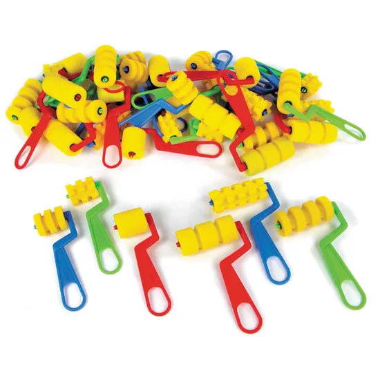 Patterned Rollers - Pack of 24 - Modern Teaching Aids NZ