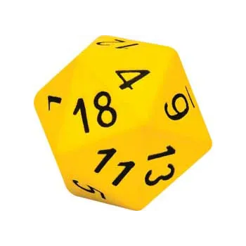 Teachables Soft Foam Dice - 20-Sided, 15 cm - Modern Teaching Aids NZ