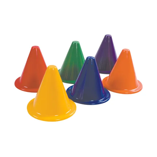 Flexible Nylon Cones Set of 6 - Modern Teaching Aids NZ