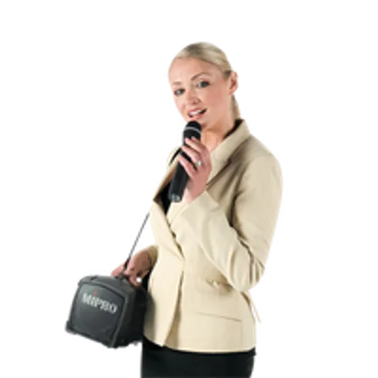 MIPRO Over-the-Shoulder PA System w Cord Mic - Modern Teaching Aids NZ