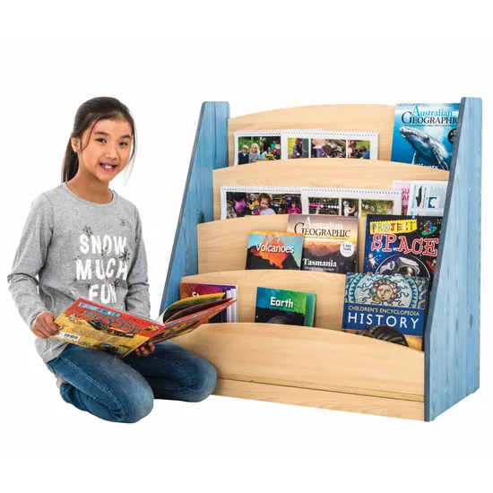 Aurum Spaces Book Display Shelf - Blue