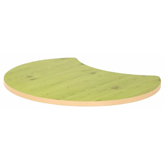 Cut Away Table Top - 85 x 72 cm - Green - Modern Teaching Aids NZ