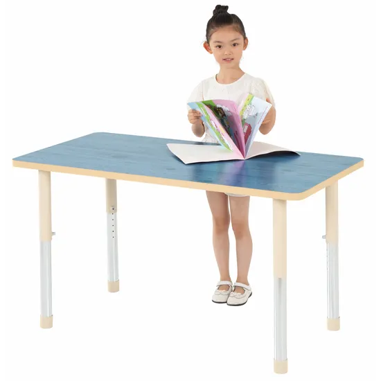 Aurum Spaces - Rectangle Table - 120 x 60 cm - Blue - 57-79.5 cm - Modern Teaching Aids NZ