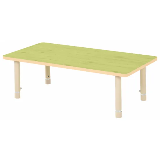 Aurum Spaces - Rectangle Table - 120 x 60 cm - Green - 39-61.5 cm - Modern Teaching Aids NZ