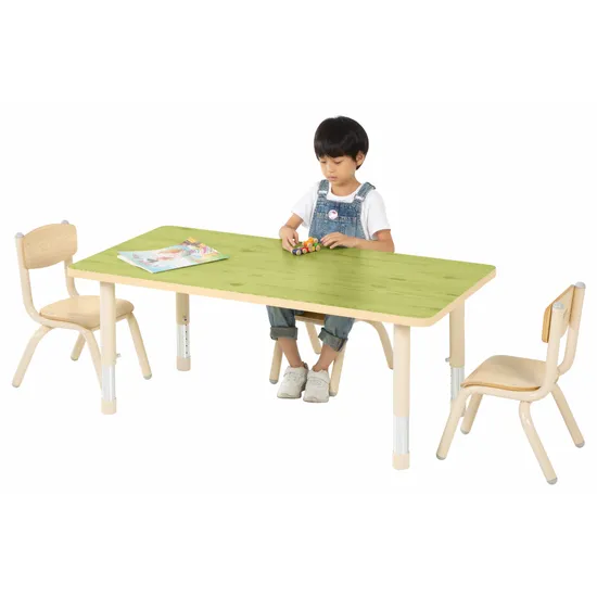 Aurum Spaces - Rectangle Table - 120 x 60 cm - Green - 39-61.5 cm - Modern Teaching Aids NZ
