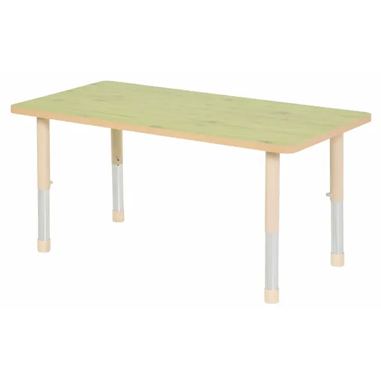Aurum Spaces - Rectangle Table - 120 x 60 cm - Green - 39-61.5 cm - Modern Teaching Aids NZ
