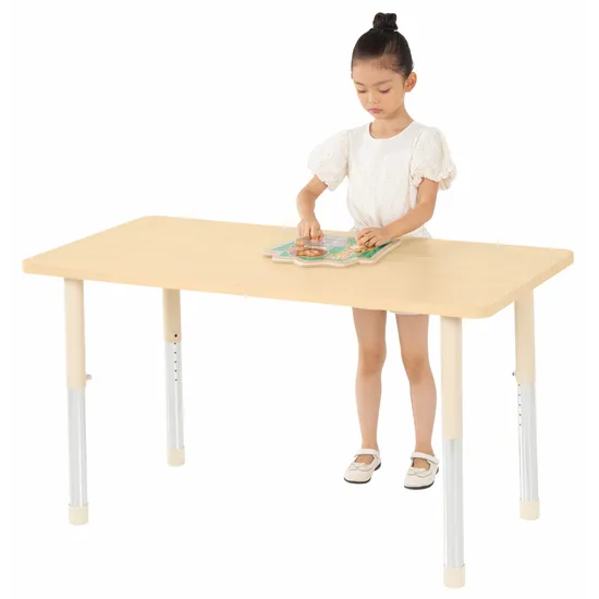 Aurum Spaces - Rectangle Table - 120 x 60 cm - Natural - 57-79.5 cm - Modern Teaching Aids NZ