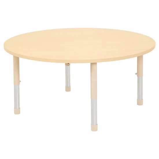 Aurum Spaces - Round Table - 120 cm - Natural - 57-79.5 cm - Modern Teaching Aids NZ