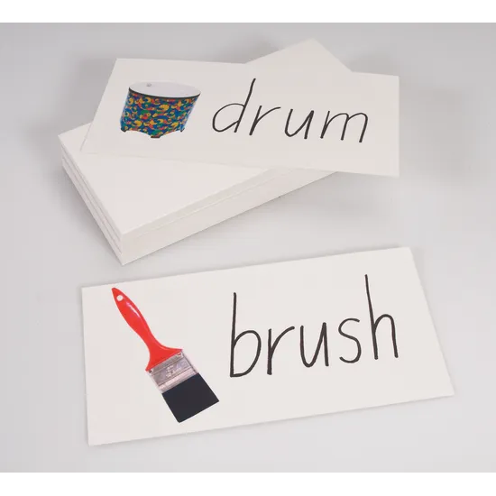 White Flash Cards (102 x 203mm) 300gsm - Pack of 100 - Modern Teaching Aids NZ