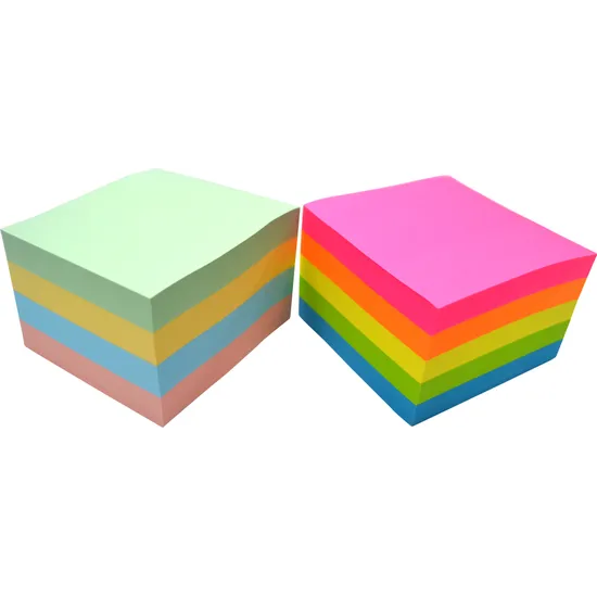 Sticky Notes Fluoro 100's 76 x 76 mm - Pack of 5