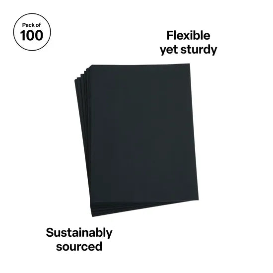 Black Cover Paper A3 120gsm - Pack of 100 - Modern Teaching Aids NZ