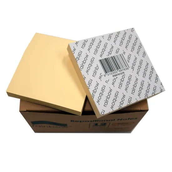 Sticky Notes Yellow 100's 76 x 76 mm - Pack of 12