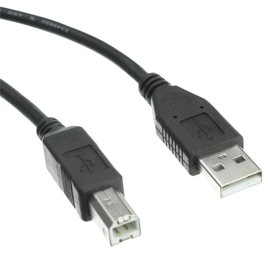 USB 2.0 Cable - 2m - Type A Male to B Male - Modern Teaching Aids NZ