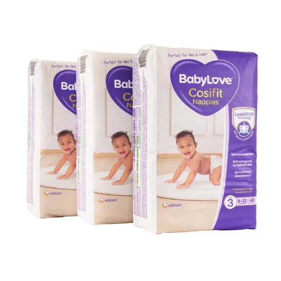 BabyLove Nappies - Crawler, 6-11 kg, Pack of 120