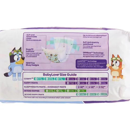 BabyLove Nappies - Junior, 15+ kg, Pack of 102