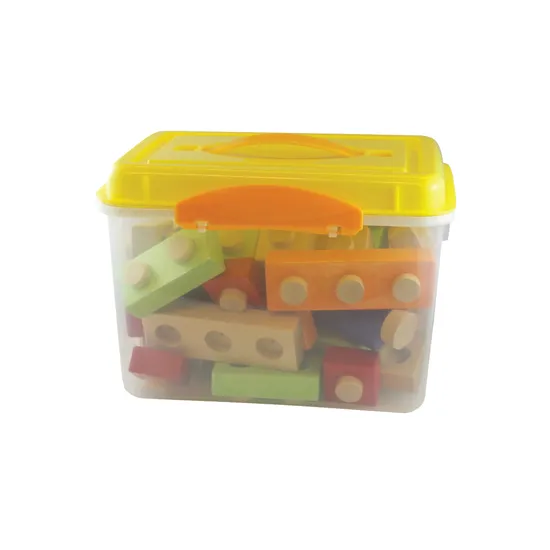 Natural Wooden Blocks - 35 Pieces - Modern Teaching Aids NZ