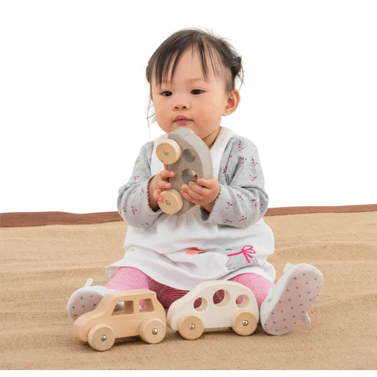 Discoveroo Chunky Neutral Cars - Set of 3 - Modern Teaching Aids NZ