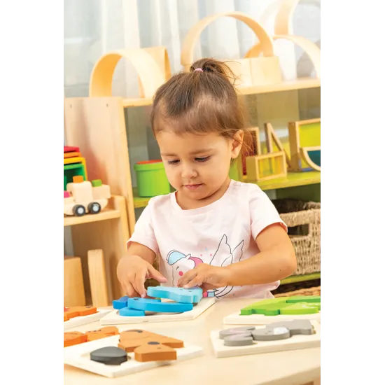 Discoveroo Chunky Puzzles - Animals Set of 6 - Modern Teaching Aids NZ