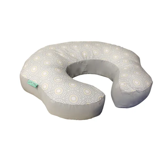 Mombo Feeding Pillow - Grey Circles - Modern Teaching Aids NZ