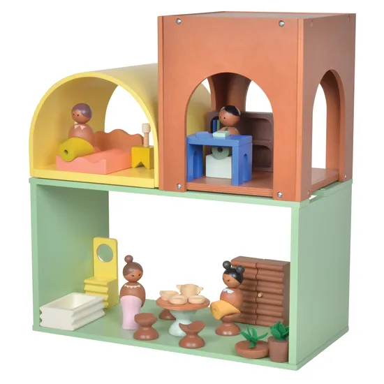 Crescent Dollhouse - Modern Teaching Aids NZ