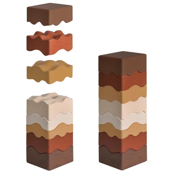 Rammed Tower - Natural - Modern Teaching Aids NZ