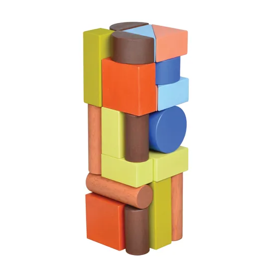 Unit Block Tower Colourful 26 Pieces - Modern Teaching Aids NZ