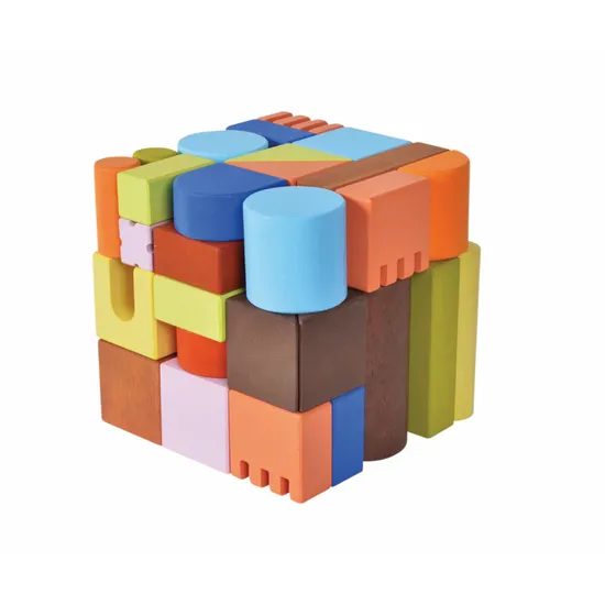 Mini Block Cube Colourful 46 Pieces - Modern Teaching Aids NZ