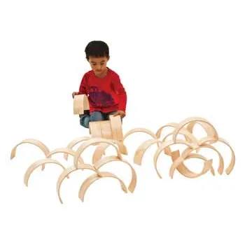 Natural Spaces - Wooden Arches - Set of 25 - Modern Teaching Aids NZ