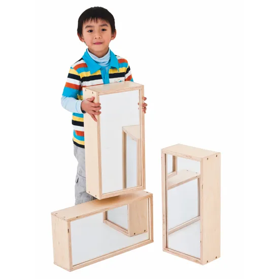 Natural Spaces - Large Wooden Block Double Set - 6 Pieces - Modern Teaching Aids NZ