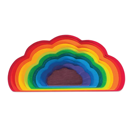 Rainbow Stacking Clouds 11 Pieces - Modern Teaching Aids NZ
