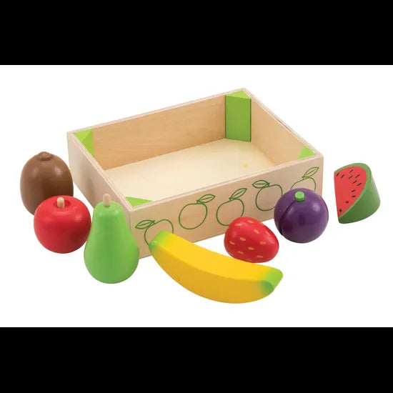 Wooden Fruit Crate - 9 Pieces - Modern Teaching Aids NZ