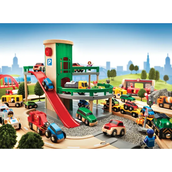BRIO - Parking Garage 7 Pieces - Modern Teaching Aids NZ