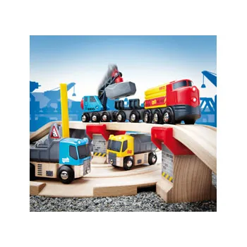 BRIO - Rail & Road Loading Set 32 pieces - Modern Teaching Aids NZ