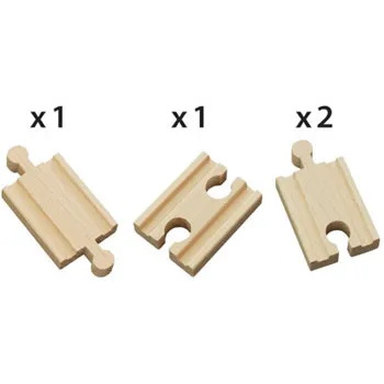 BRIO - Mini Straight Tracks 4 pieces - Modern Teaching Aids NZ