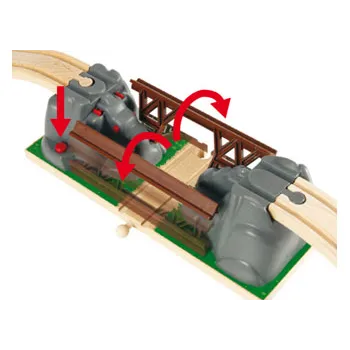 BRIO - Collapsing Bridge 3 pieces - Modern Teaching Aids NZ