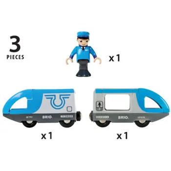BRIO - Travel Battery Train 3 pieces - Modern Teaching Aids NZ