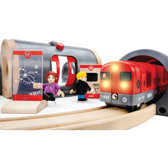 BRIO - Metro Railway Set 20 Pieces - Modern Teaching Aids NZ