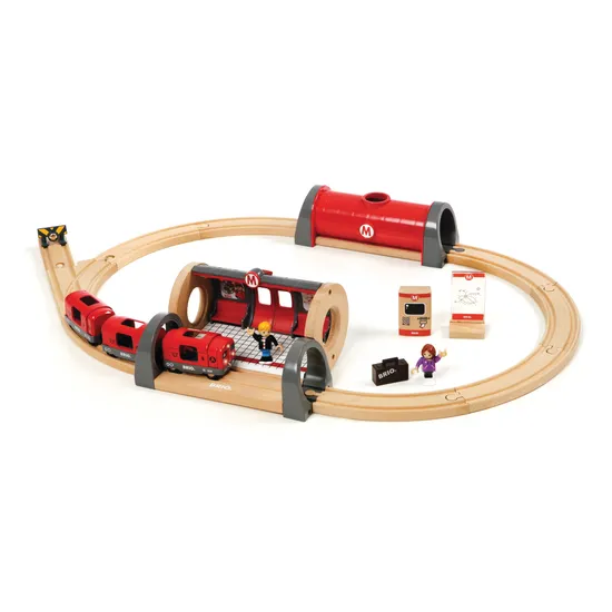BRIO - Metro Railway Set 20 Pieces - Modern Teaching Aids NZ