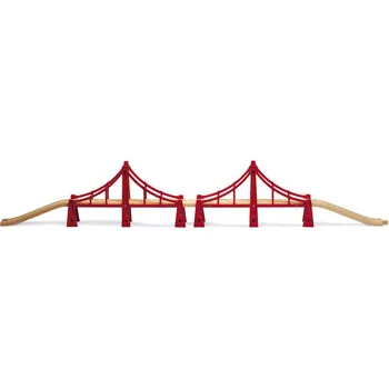 BRIO - Double Suspension Bridge 5 pieces - Modern Teaching Aids NZ