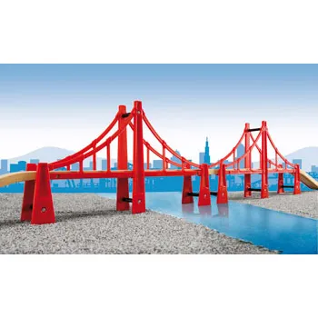 BRIO - Double Suspension Bridge 5 pieces - Modern Teaching Aids NZ